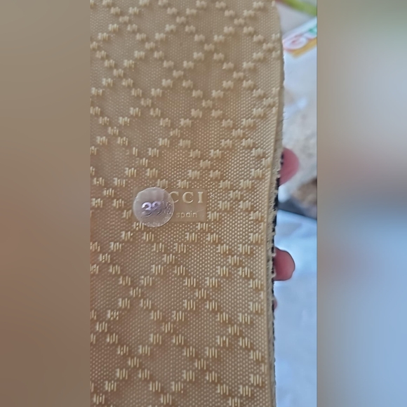 Gucci GG Black Canvas & Leather Espadrilles size EU 38.5 or US 8.5 - Picture 6 of 9